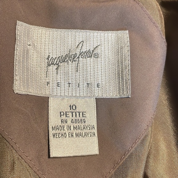 Vintage Jacqueline Ferrar Trench Coat with Wool Blend Button Out Liner - Taupe - Picture 4 of 16